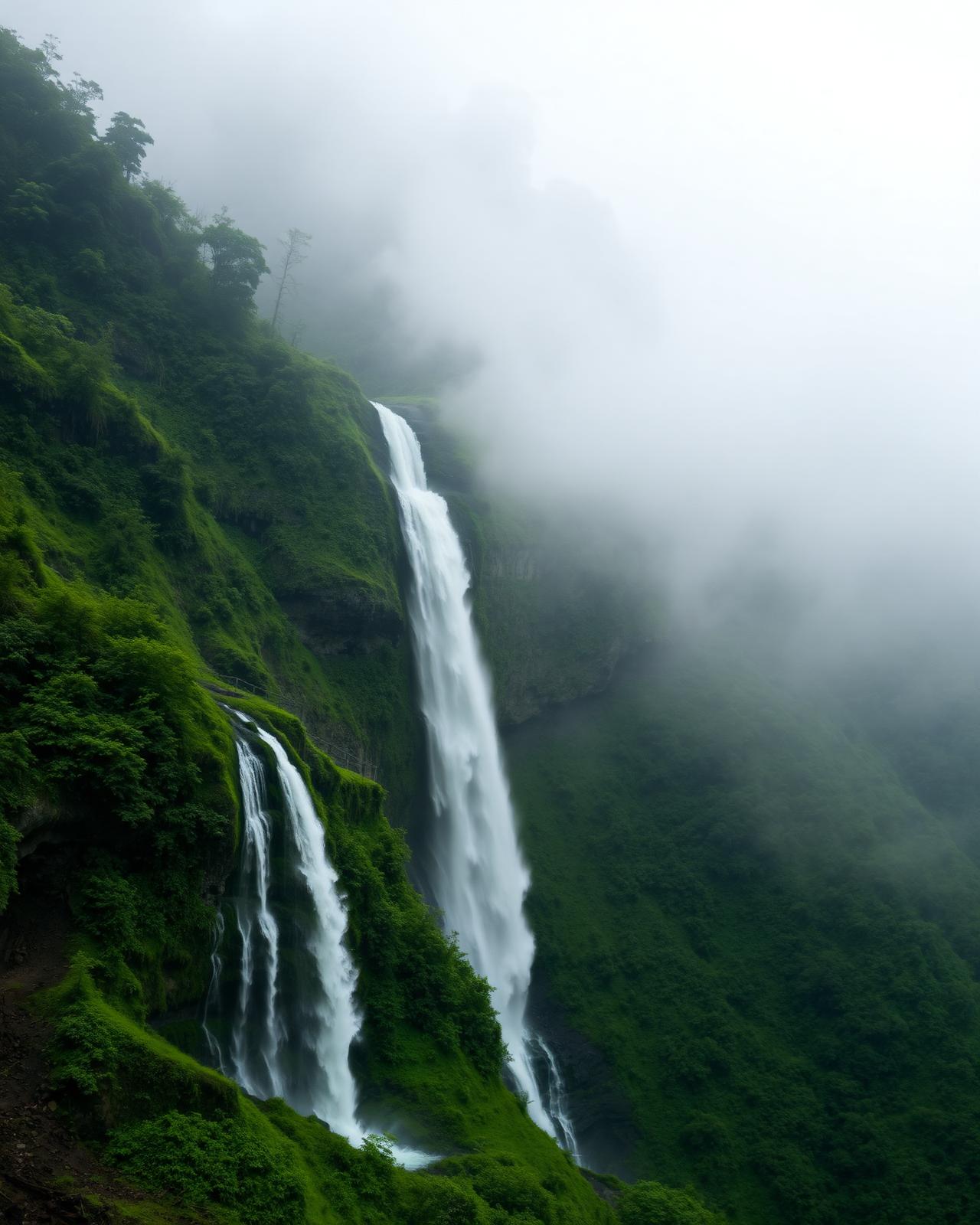 Clouds & Waterfalls